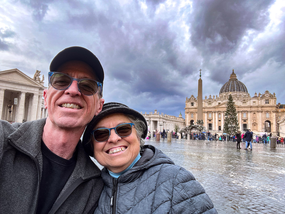 Raquel & Richard - In front of St. Peter's Basilica