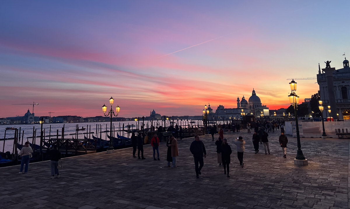 View of the Salute Church from the Schiavone (near St. Mark's Square)