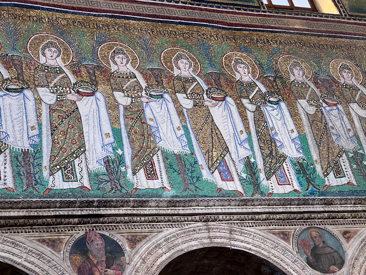 Detail of Mosaic, Basilica di Sant'Apollinare Nuovo, Ravenna